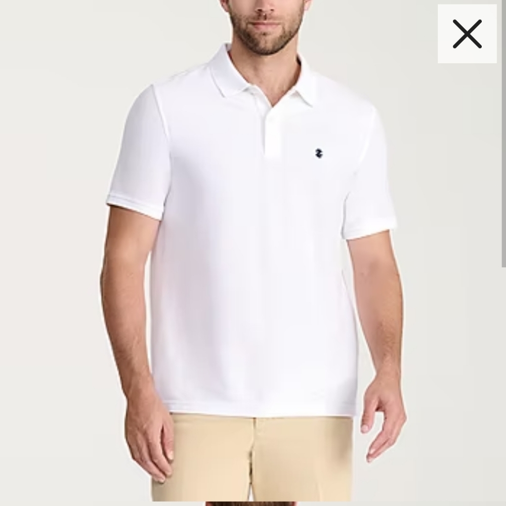 Brand new with tags. Izod advantage performance polo shirt. Bright white.